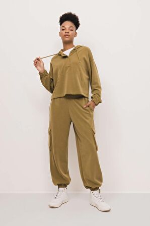 DeFactoFit Oversize Premium Kapüşonlu Sporcu Sweatshirt B1790AX23AUKH485