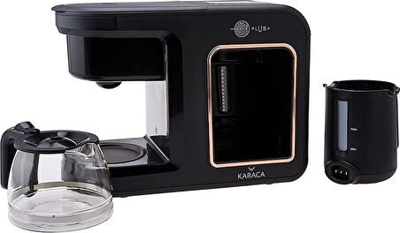 Karaca Hatır Plus 2 In 1 Black Copper Filtre Ve Türk Kahvesi Makinesi