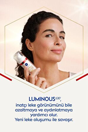 Nivea Luminous630 Kolajen Tetikleyici Yaşlanma Ve Leke Karşıtı Cilt Serumu 30ml Ve Gündüz Bakım Kremi 40ml