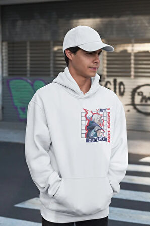 Tasarım Vallorant Jett Baskılı Unisex Oversize Entry Karakter Hoodie