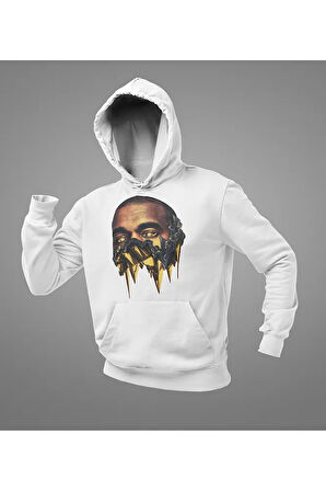 Tasarım Drake Rapper Baskılı Unisex Oversize Hoodie