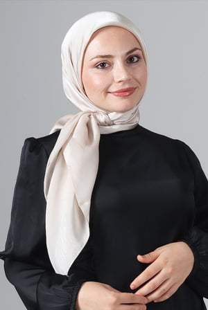Harem Scarf Como Saten Eşarp V-76