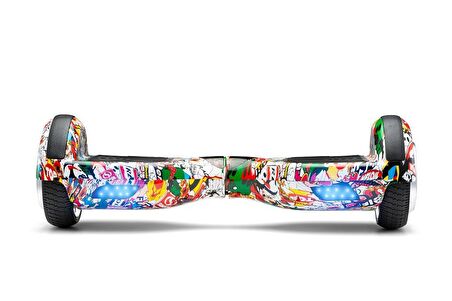 Smart Balance Elektrikli Kaykay Hoverboard Scooter 6.5 Inch Grafity Desenli 19