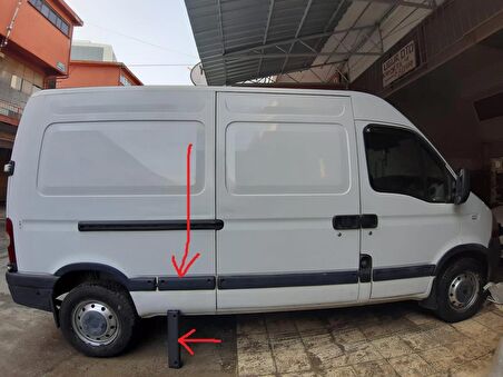 Arka Yan Çıta Renault Master Opel Movano Kısa Şase Sürgülü Kapı Arkası SAĞ-SOL AYNIDIR