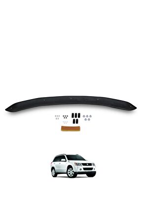 Suzuki Grand Vitera Ön Kaput Koruyucu Rüzgarlık 4mm Akrilik  Piano Black 2006-2012