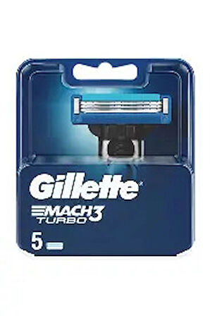 Gillette Mach3 Turbo Tıraş Bıçağı Yedek 5 li