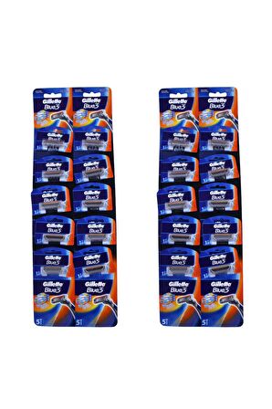 Gillette Blue 3 Kartela 10'lu Poşet x 2 Adet