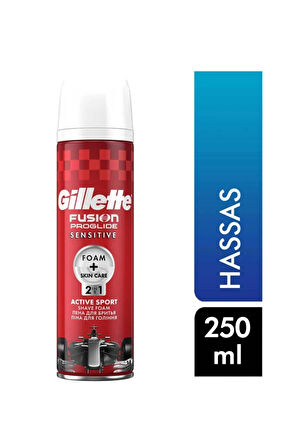 Gillette Fusion Proglide Tıraş Köpüğü 6x250 ml Sensitive