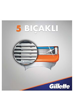 Gillette Fusion Power 8'li 5 Bıçaklı Tüm Cilt Tipleri İçin Bıçak Yedeği