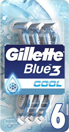 Gillette Blue3 Cool 6'lı Kullan At Tıraş Bıçağı