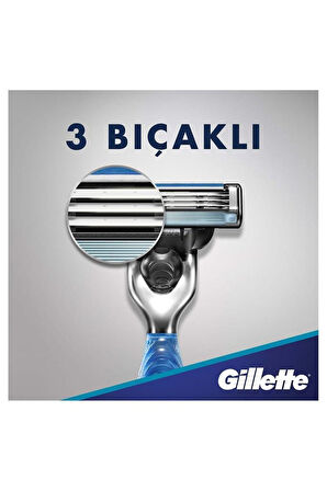 Gillette Mach3 Start Tıraş Makinesi + 2 Yedek Bıçak