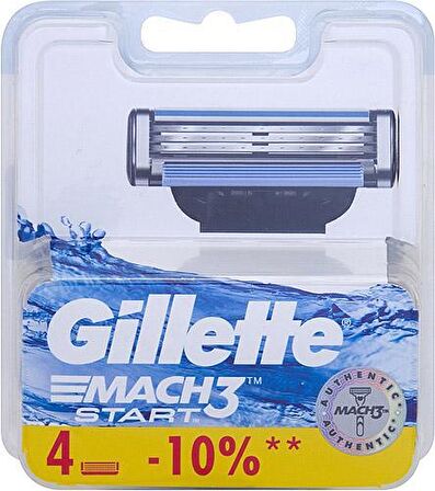 Gillette Mach3 Start Yedek Tıraş Bıçak 4 Lü