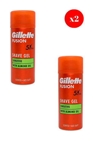 Gillette Fusion5 Ultra Sensitive Tıraş Jeli 75Ml X2 Adet