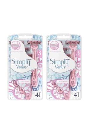 Kadın Venüs Simply 3 Bıçak 4'lü x 2 Adet