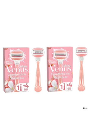Venus Comfortglide Spa Breeze Kadın 2 Adet Tıraş Makinesi Yedek Başlıklı Tıraş Bıçağı