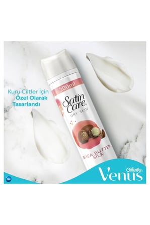 Satin Care Tıraş Jeli Kuru Ciltler 200 Ml X 2 Adet