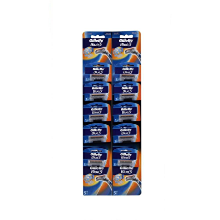 Gillette Blue 3 Tıraş Bıçağı 10'lu Kartela Comfort