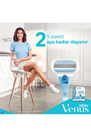 Venus Smooth Kadın Tıraş Bıçağı 4'lü (2x2)