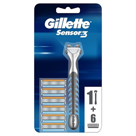 Gillette Sensor3 8'li Yedek Tıraş Bıçağı