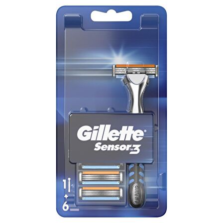 Gillette Sensor3 8'li Yedek Tıraş Bıçağı