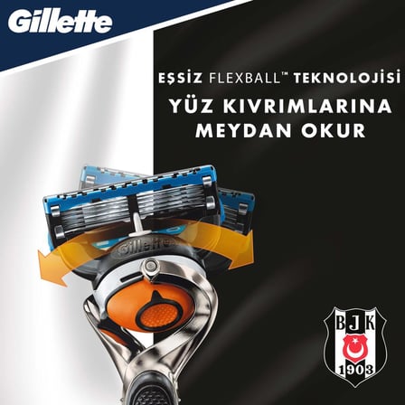 Gillette ProGlide 4'lü 5 Bıçaklı Tüm Cilt Tipleri İçin Manuel Tıraş Makinesi ve Yedeği