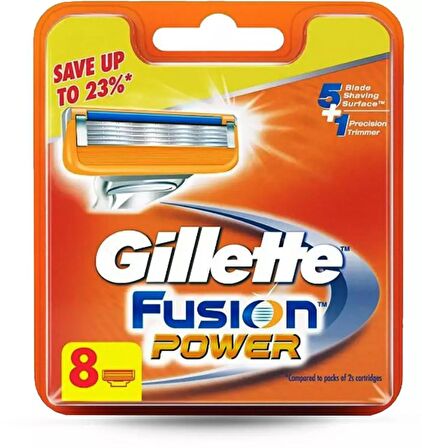 Gillette Fusion POWER 8'li Yedek Tıraş Bıçağı