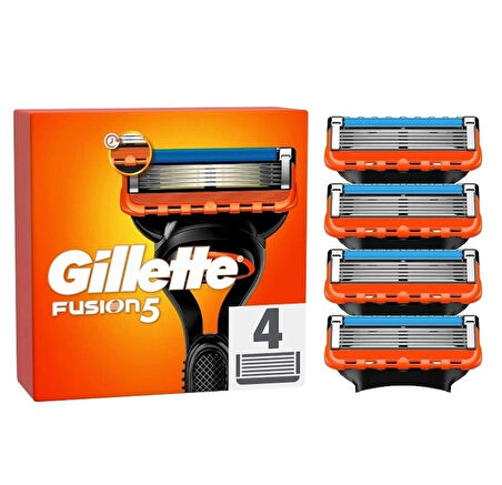Gillette Fusion 4'lü Yedek Tıraş Bıçağı 