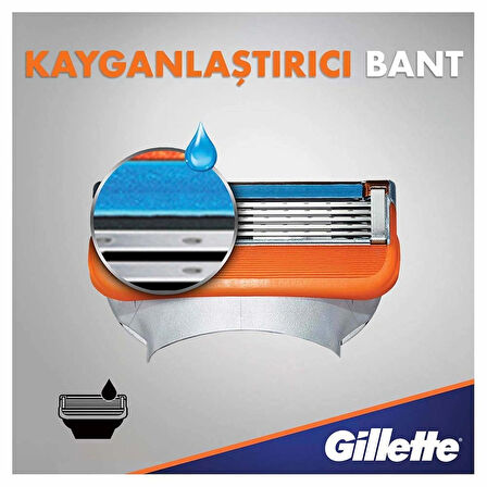 Gillette Fusion 4'lü Yedek Tıraş Bıçağı 