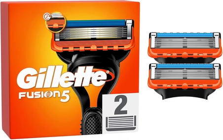 Gillette Fusion Tıraş Bıçağı 2'li Yedek 2 Paket