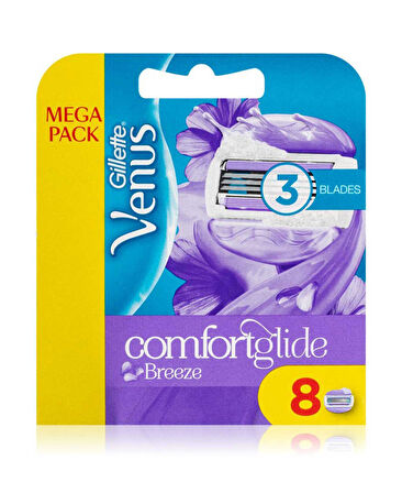 Gillette Venüs Comfortglide Breeze Tıraş Bıçağı 8’li  Yedek