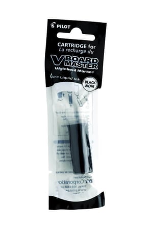 Pilot V Board Master Beyaz Tahta Kalemi Kartuşu Siyah WBS-VBM-B (12 Li Paket)