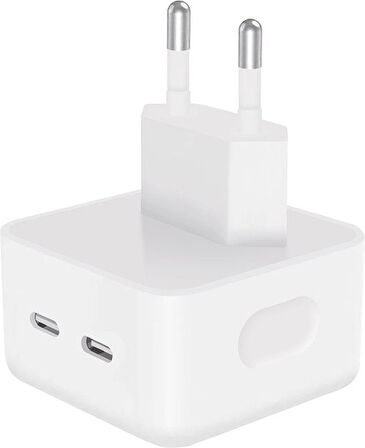 Iphone 14 / 14 Pro / 14 Plus / 14 Pro Max Uyumlu 35W Hızlı Şarj Adaptörü Type-C Çift Girişli