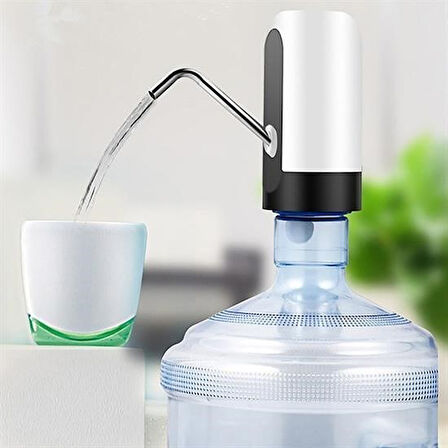 Bst® Usb ile Şarj Edilebilir Elektrikli  Otomatik Damacana Su Pompası