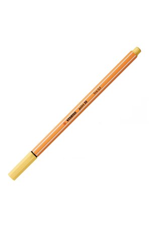 Stabilo Fineliner Point 88 İnce Keçe Uçlu Kalem 88 Point 0.4 Mm Sarı 88/23 (10 Lu Paket)