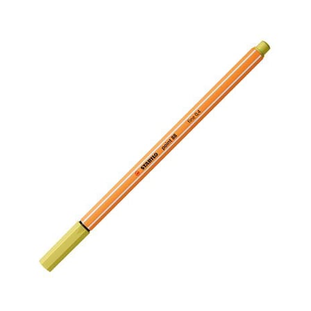 Stabilo Fineliner Point 88 İnce Keçe Uçlu Kalem 88 Point 0.4 Mm Hardal 88/67 (10 Lu Paket)