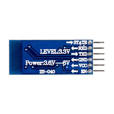 HC-05 6 Pin Kablosuz Bluetooth Modülü (Butonsuz) (Orjinal Çip)