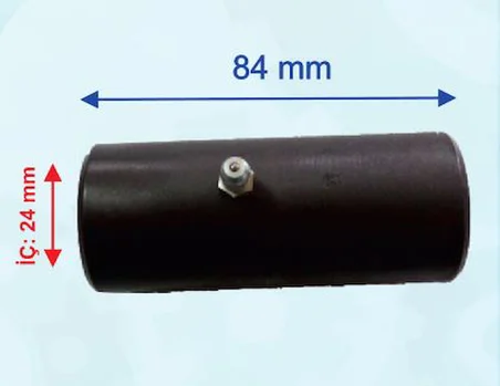 7ATV1075-200-KB ATV KUBA LİNHAİ ŞAFT FREZELİ KOVAN İÇ 24 BOY 84 mm