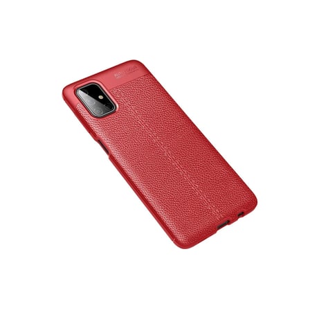 Samsung Galaxy M51 Kılıf Auto Focus Kapak - Kırmızı