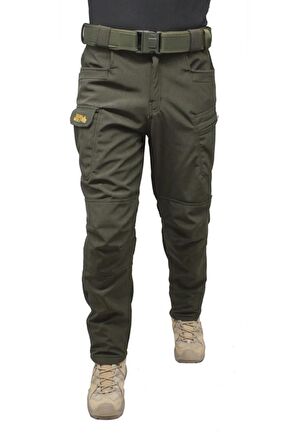 Erkek Taktikal Pantolon Softshell Haki