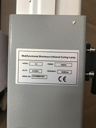 Ixell 7711785327 Infrared Kızılötesi Kürleme Lambası 1100W – Hızlı ve Etkili Boya Kurutma Çözümü