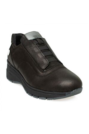Mammamia D23ka-6245 Kadın Deri Casual Ayakkabı Siyah