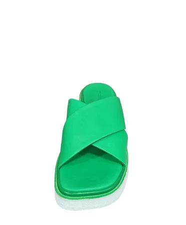 MAMMAMİA D24YT-2280 KALIN TABAN ORTOPEDİK DERİ KADIN TERLİK