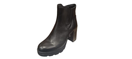 MAMMAMİA D24KB-4475 PLATFORM TOPUK KLASİK DERİ KADIN BOT