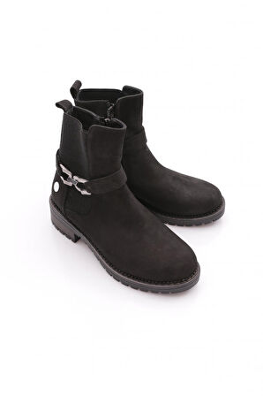 Mammamia D24Kb-1785 Kadın Deri Klasik Bot