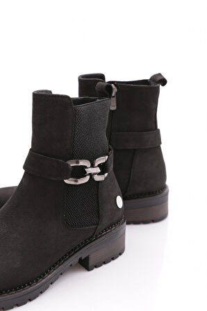 Mammamia D24Kb-1785 Kadın Deri Klasik Bot