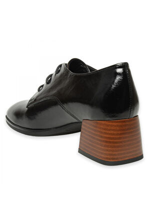 Mammamia D24Ka-35 Günlük Siyah Rugan Kadın Ayakkabı
