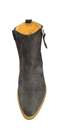 MAMMAMİA D24KB-1720 TOPUKLU SÜET DERİ WESTERN KADIN BOT