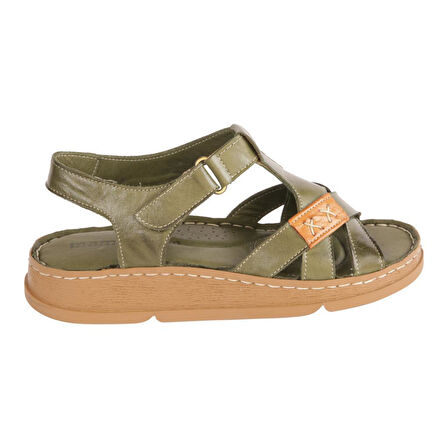 MAMMAMİA D25YS-2440 ORTOPEDİK YUMUŞAK DERİ KADIN SANDALET