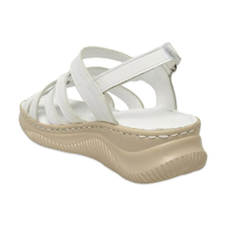 MAMMAMİA D25YS-2265 KALIN TABAN KADIN DERİ SANDALET