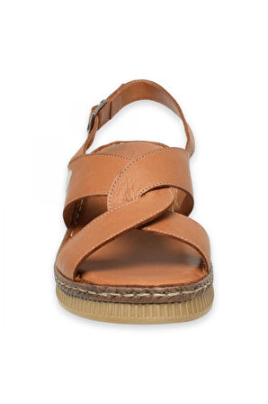 Mammamia D25Ys-2360 Günlük Taba Kadın Sandalet